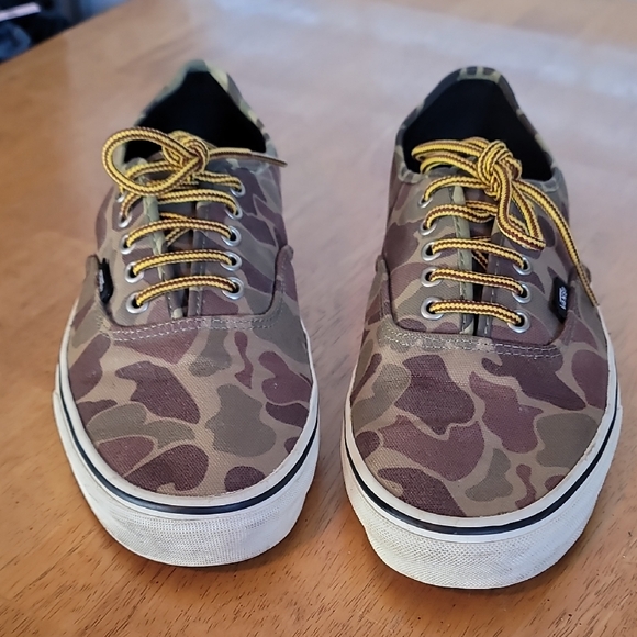 Vans Brown Camouflage Men's Sneakers - Picture 1 of 8